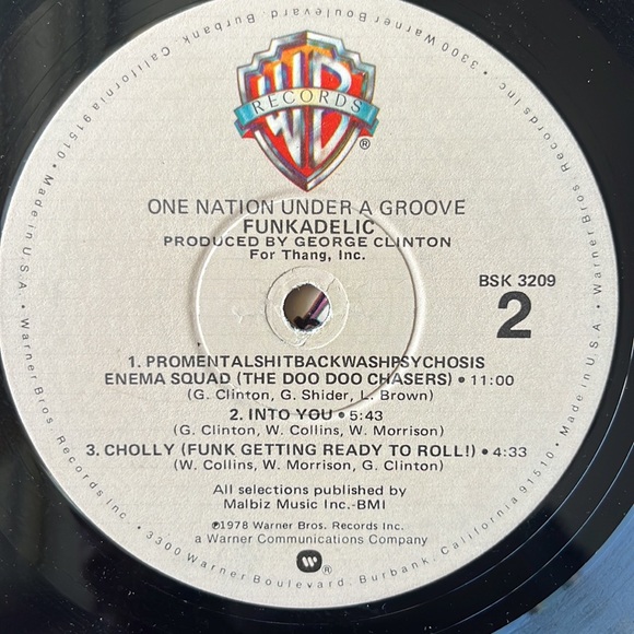 Funkadelic - “One Nation Under A Groove” Vinyl LP - Picture 5 of 5